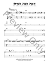 Boogie Oogie Oogie Guitar and Fretted sheet music cover